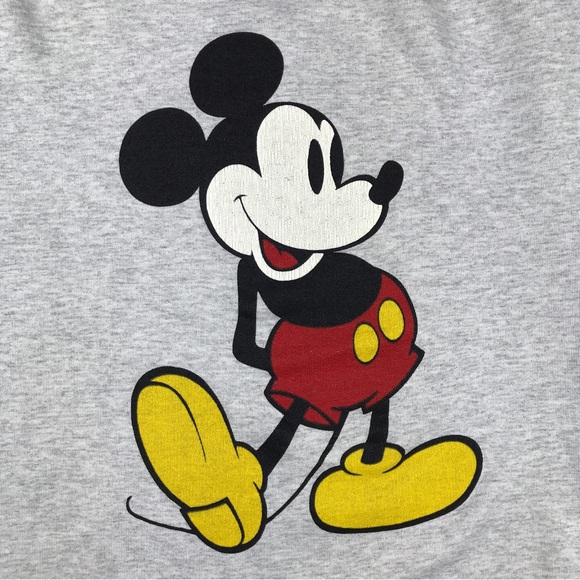 Vintage Disney Designs Gray Mickey Mouse Sweatshirt - Picture 5 of 11